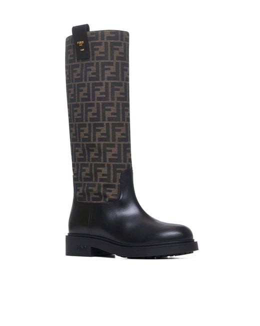 Stivali Filo di Fendi in Black