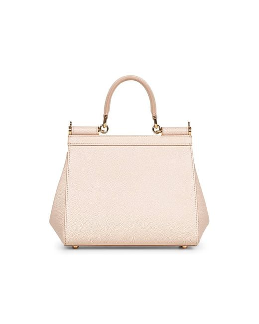 Dolce & Gabbana White Medium Sicily Handbag