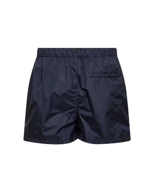 Hevò Blue Nylon Torre Guaceto Swim Shorts for men