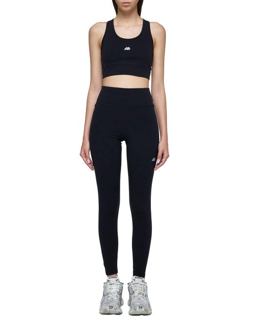 Top Sportivo Con Logo di Balenciaga in Black