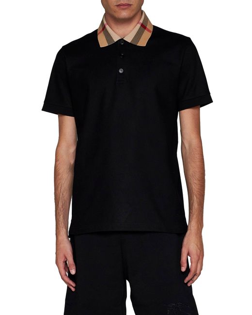 Burberry Black Polo T-Shirt for men