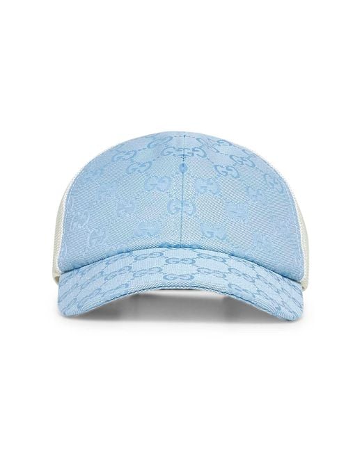 Gucci Blue Original Gg Canvas Baseball Cap for men