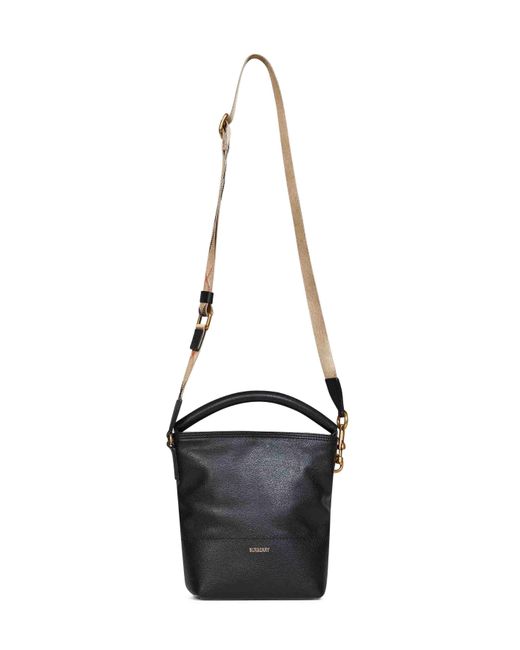 Burberry Black Bucket Bag Mini B Clip