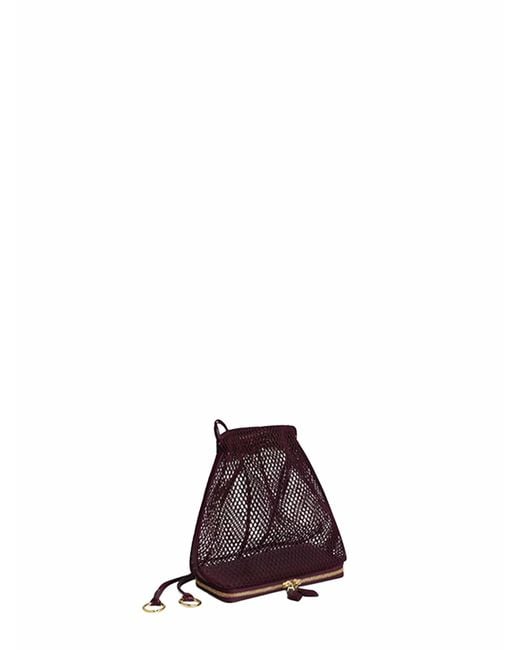 Alaïa Red Garnet Le Pochon Drawstring Bag<Br