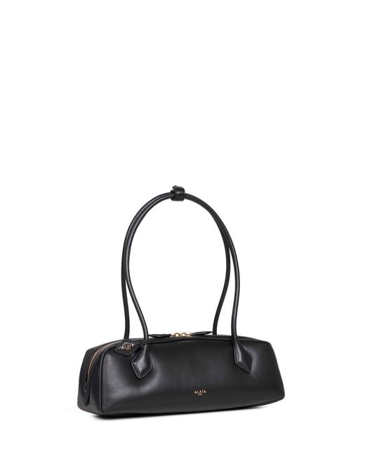 Alaïa Black Le Teckel Medium Shoulder Bag