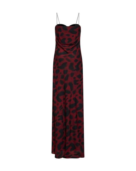 Alex Perry Purple Corset Gown Silk Georgette