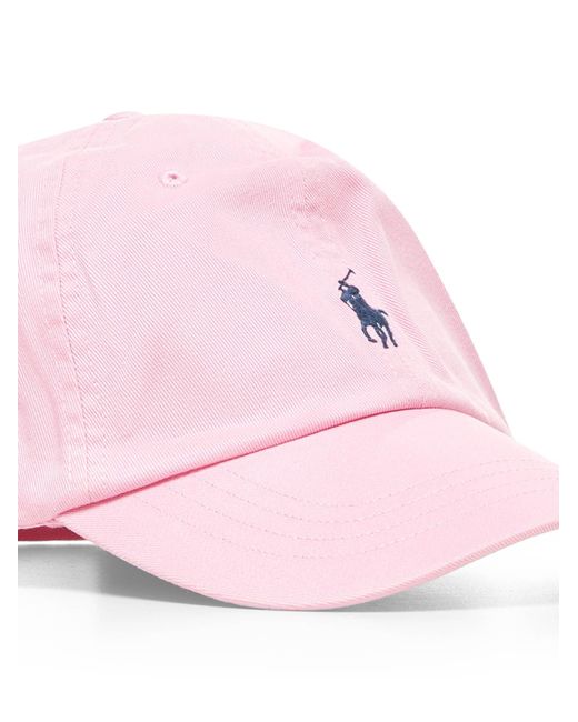 Polo Ralph Lauren Pink Chino Baseball Cap for men