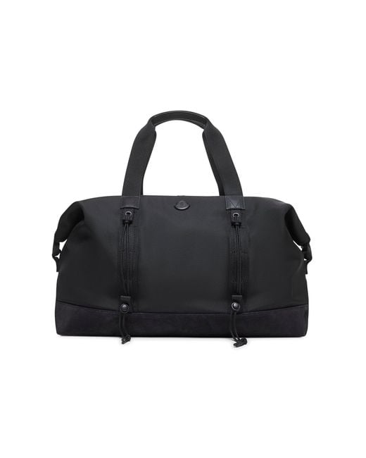 Moncler Black Tech Duffle Bag for men