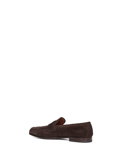 Church's Brown Ebony Suede Rother Loafers for men