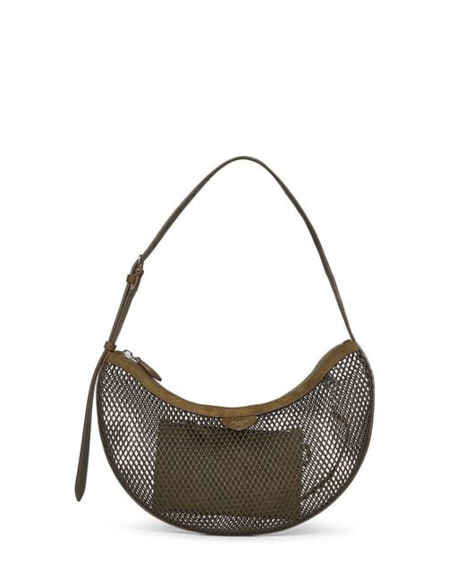Alaïa Metallic Camouflage One Piece Demi Lune Shoulder Bag