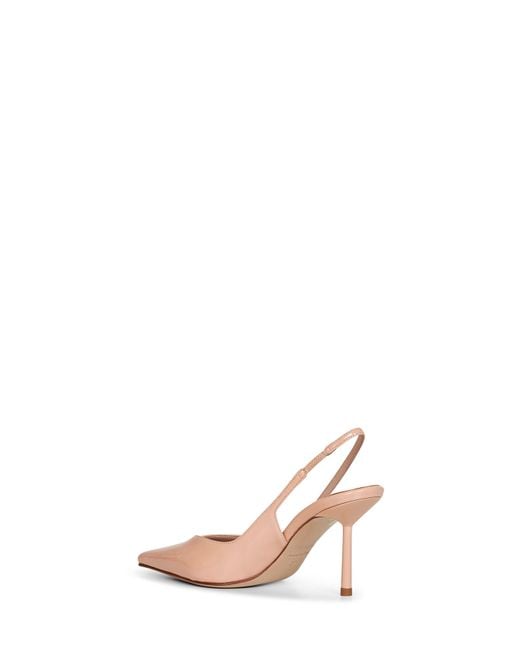 Le Silla Pink Nude Vinyl Vivienne 80 Mm Slingback Pumps