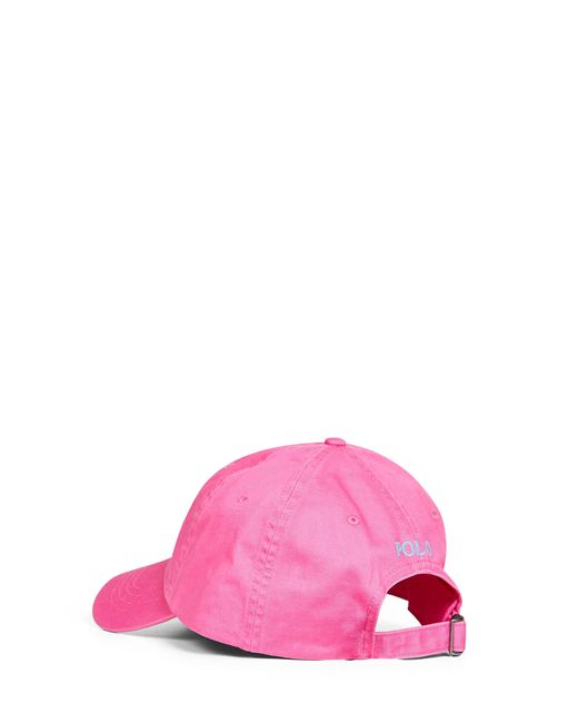 Polo Ralph Lauren Pink Baja The Iconic Cotton Chino Ball Cap for men