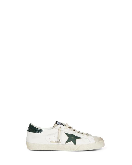 Golden Goose Deluxe Brand White Super-Star Sneakers for men