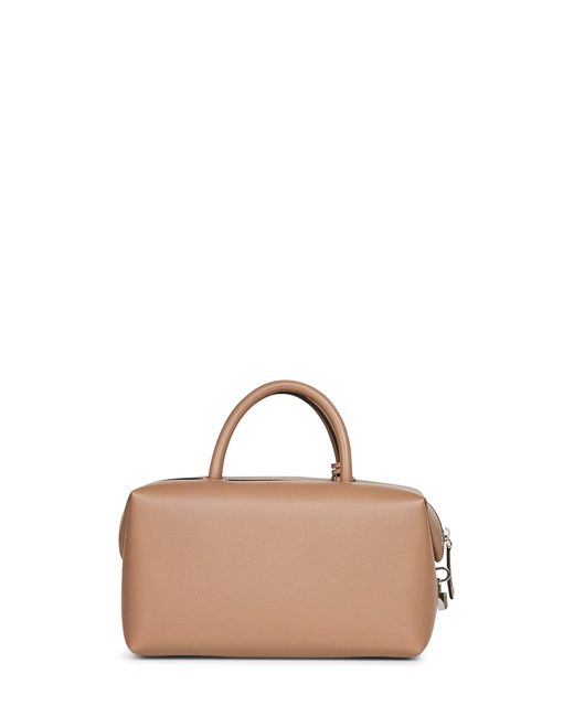 Max Mara Natural Mud Holdallm Medium Bowler Bag