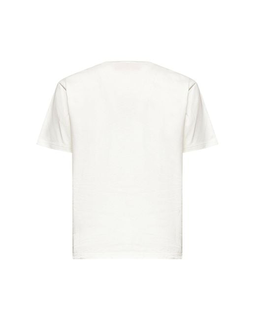 Valentino White Chez Print T-Shirt for men