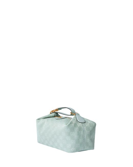 Gucci Green Icy Vanity Medium Top Handle Bag