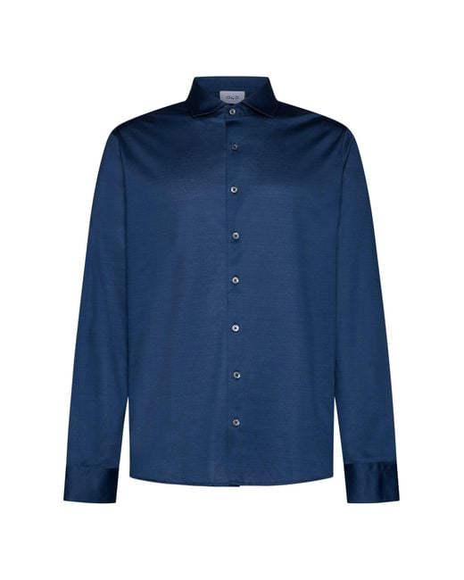 Camicia di D 40 in Blue da Uomo