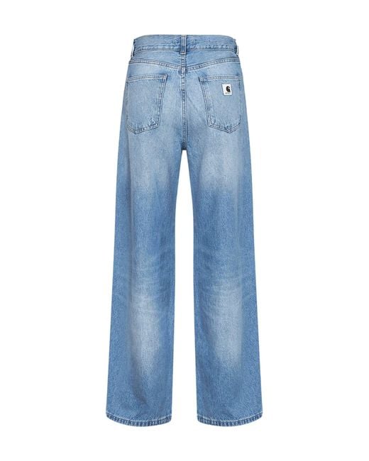 Carhartt Blue Light Loose-Fit W' Jane Jeans
