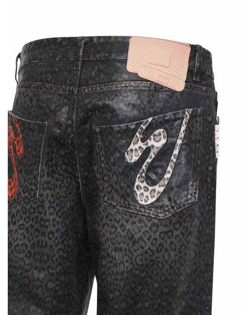 PDF Black Spotted Denim Rich Kid Jeans for men