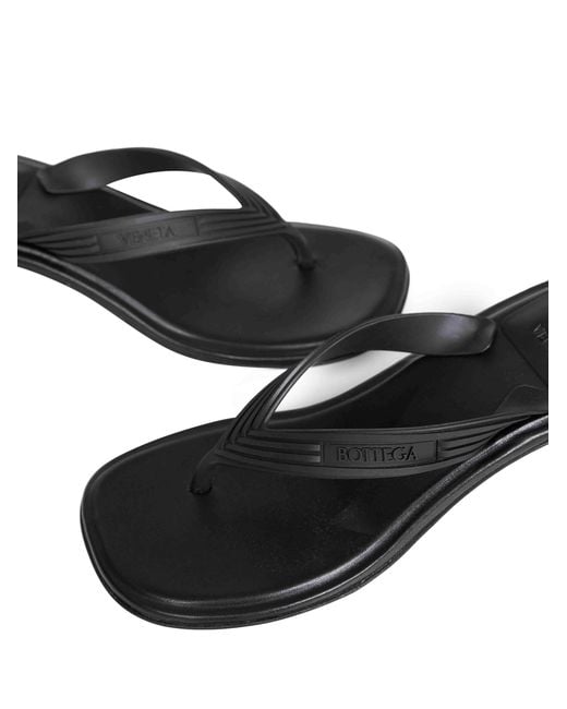 Bottega Veneta Multicolor Matte Rubber Sampieri Thong Sandals