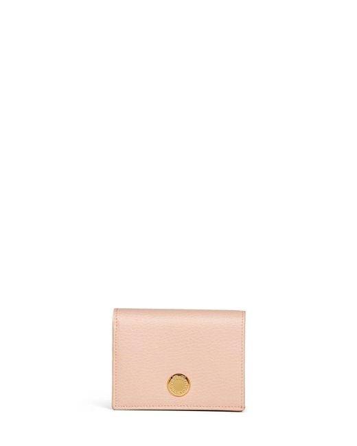 Stella McCartney Pink Blush Logo Bi-Fold Wallet