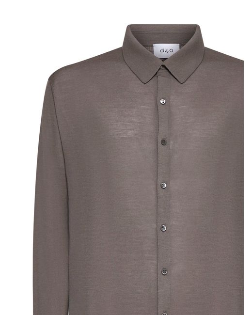 Camicia di D 40 in Brown da Uomo