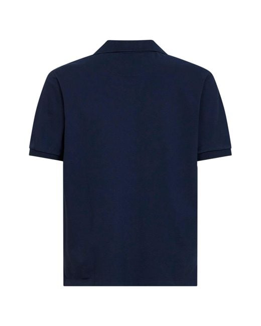 Mc2 Saint Barth Blue Polo Shirt Charles for men