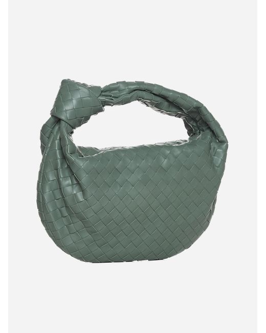 Bottega Veneta Green Teen Jodie Intrecciato Nappa Leather Bag