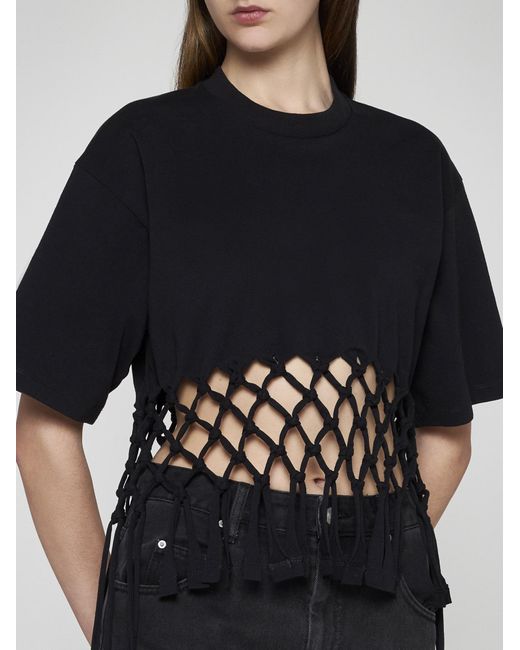 Isabel Marant Black Texana Cotton T-shirt