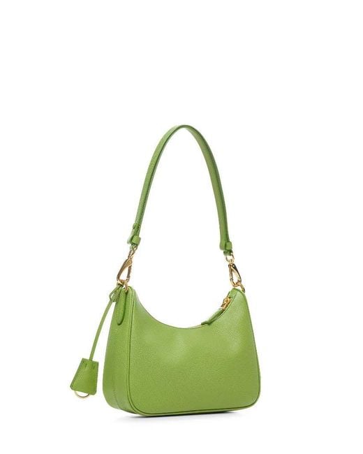 Mini Borsa Prada Re-Edition di Prada in Green