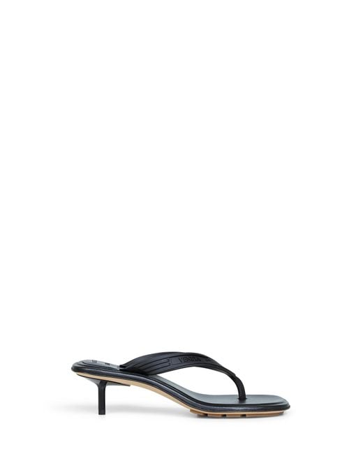 Bottega Veneta Multicolor Matte Rubber Sampieri Thong Sandals
