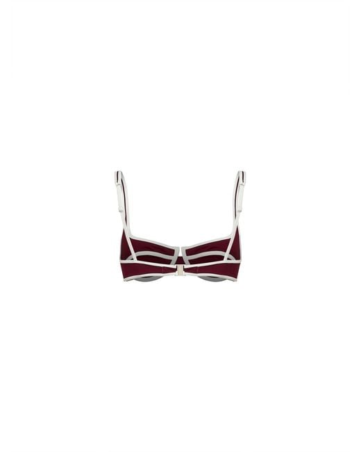 Mc2 Saint Barth White Balconette Bikini Top Amira