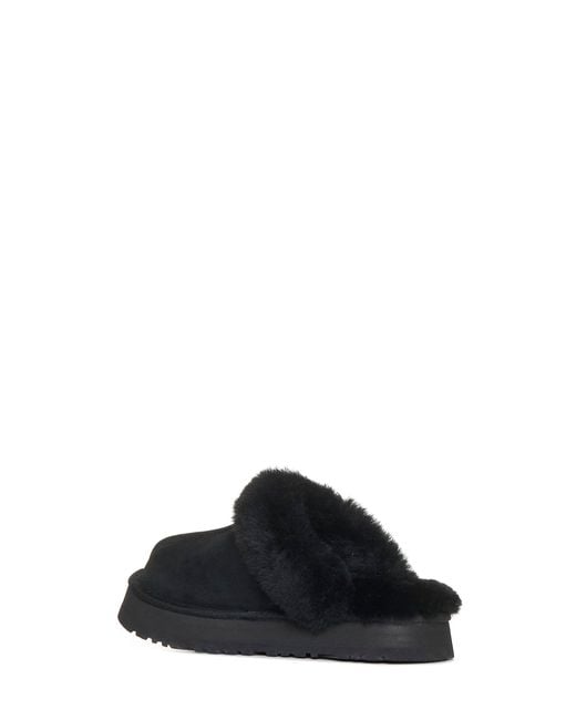 Ugg Black Disquette Slippers