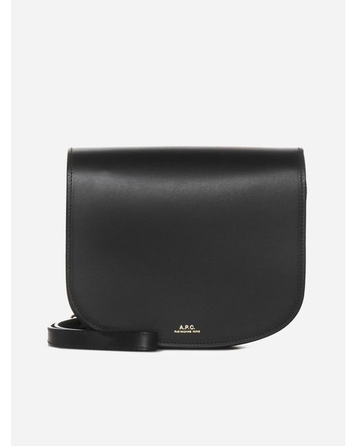A.P.C. Black Dina Leather Bag