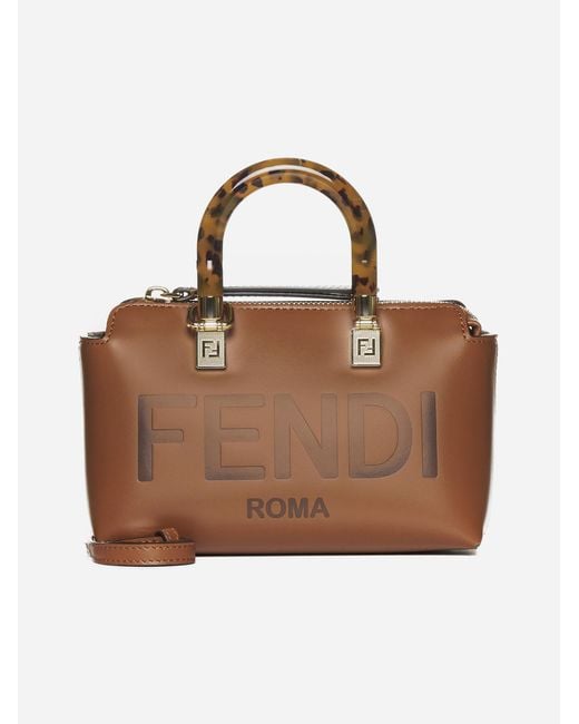 Fendi Brown By The Way Mini Leather Bag