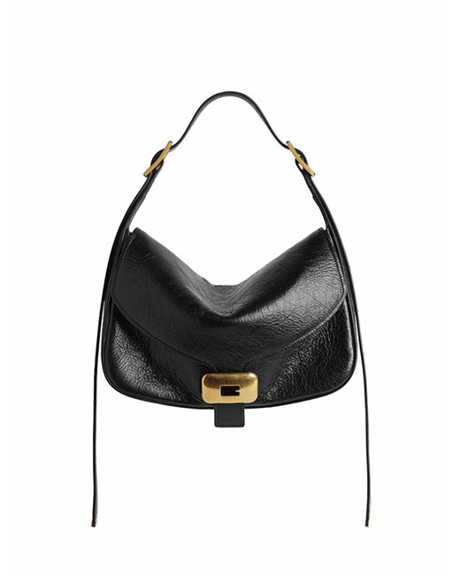 Balenciaga Black Clicca Shoulder Bag Medium Shoulder Bag