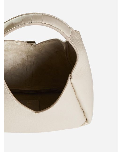 Givenchy G-hobo Mini Leather Bag in Natural | Lyst