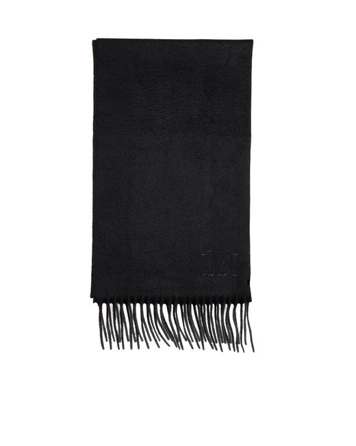 Max Mara Black Wsdalia' Cashmere Scarf