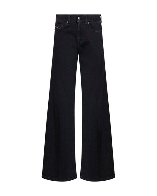 DIESEL Blue Comfort Denim Flare Medium Waist 1978 D-Akemi Jeans