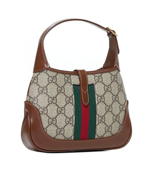 Gucci Gray Jackie 1961 Fabric Mini Bag