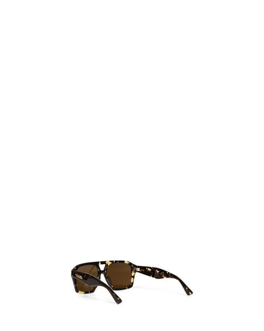 Bottega Veneta Multicolor Havana And Classic Aviator Sunglasses
