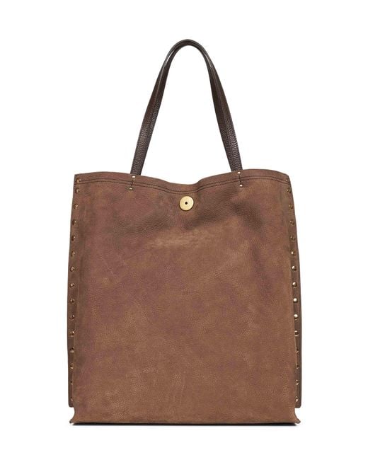 Zanellato Brown Marrone Tartufo Di Norcia A'Spasso Medium Tote Bag