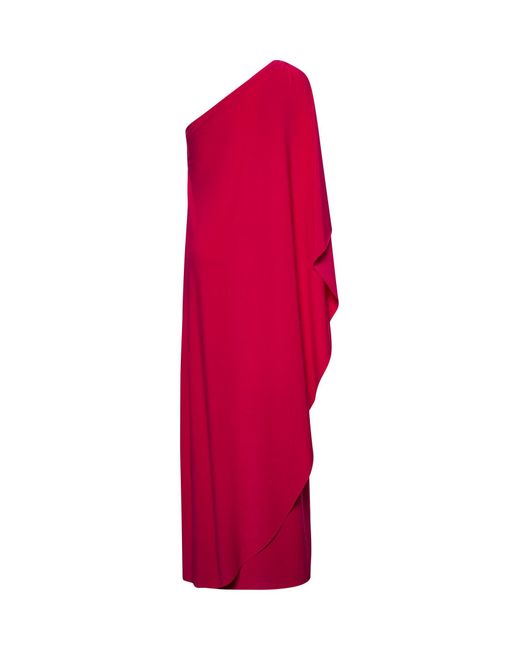 Blanca Vita Red Fuchsia Jersey Atria Long Dress