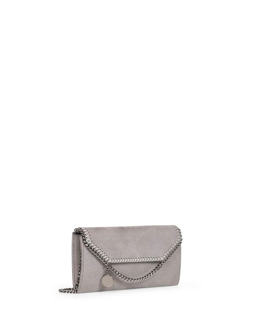 Stella McCartney White Light Falabella Wallet-On-Chain Crossbody