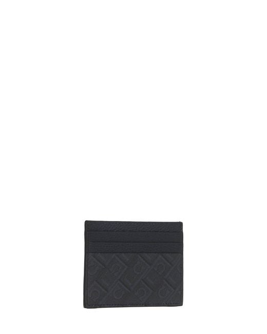 Ferragamo White Monogram Cardholder for men
