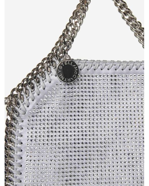 Stella McCartney Gray Falabella Crystal Tote Bag