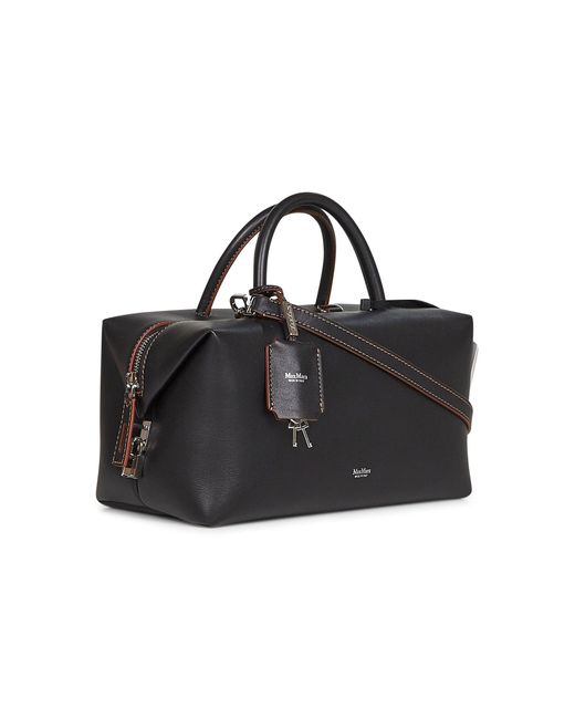 Max Mara Black Holdallm Medium Bowler Bag
