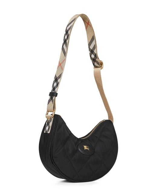 Burberry Black Horseshoe Crossbody Bag
