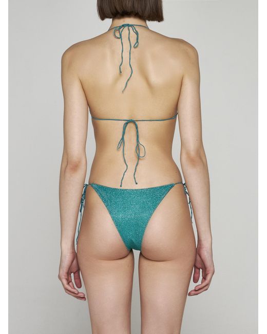 Oseree Green Lumiere Triangle Bikini