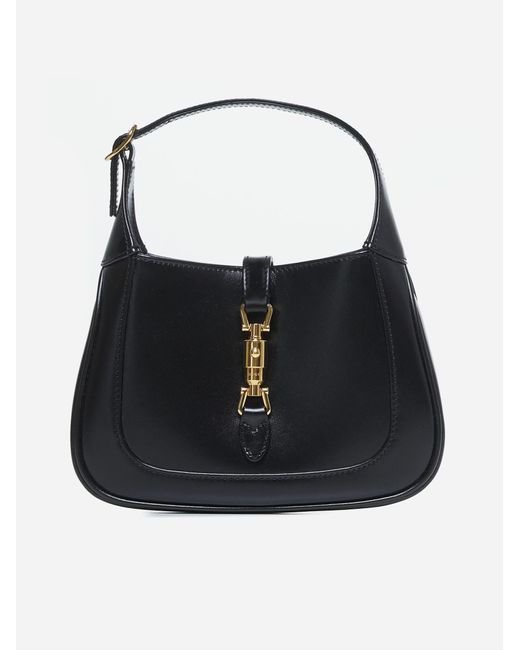 Gucci Black Jackie 1961 Leather Mini Hobo Bag
